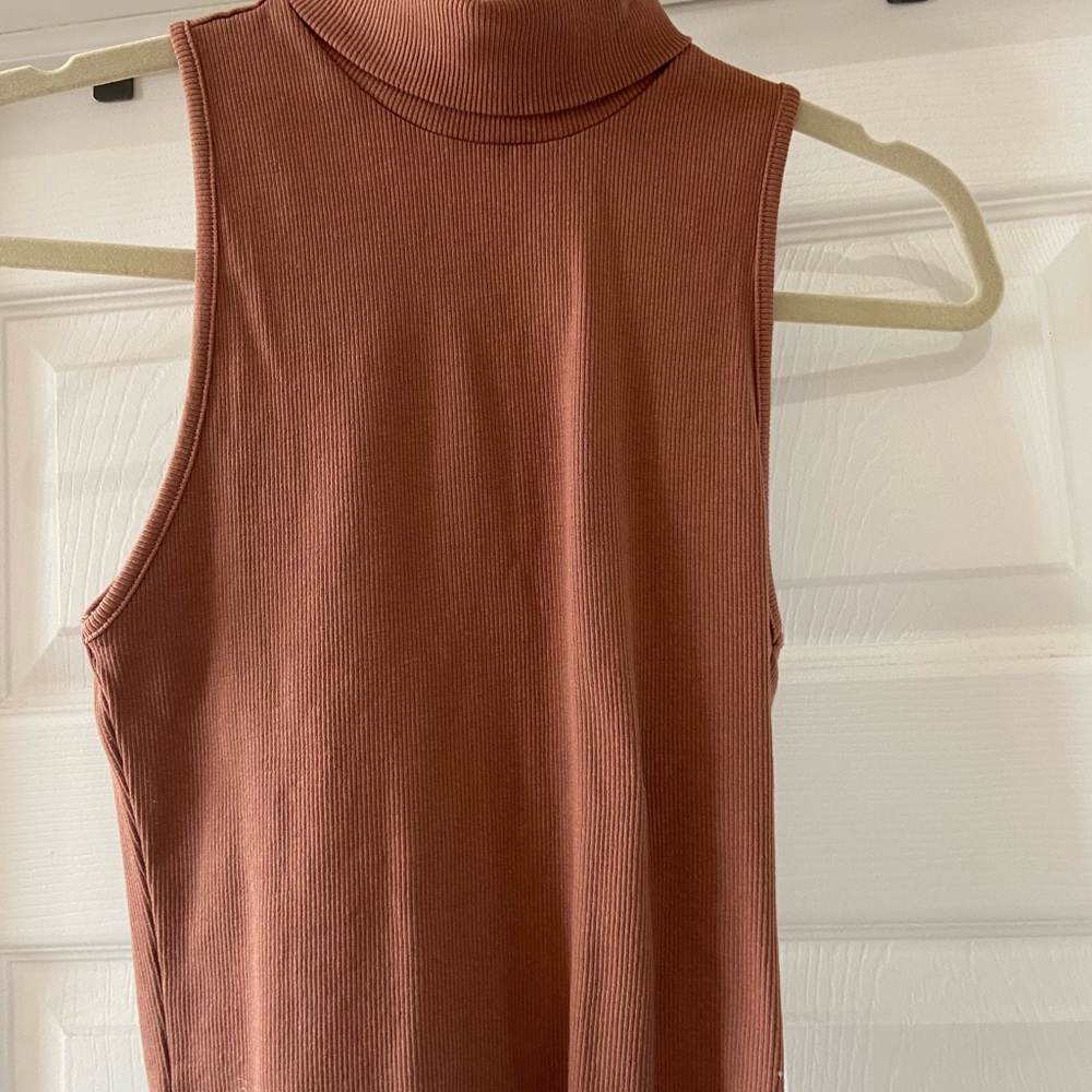 Zara tank turtleneck